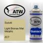 Preview: Suzuki, Light Bronze Mist Metallic, ZC7: 400ml Sprühdose, von ATW Autoteile West.